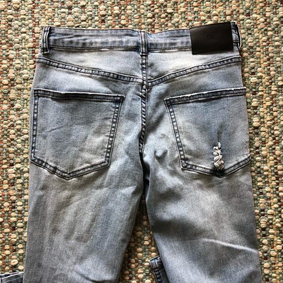 OAK NYC Distressed Jeans - As Seen on Lady Gaga - Picture 5 of 5